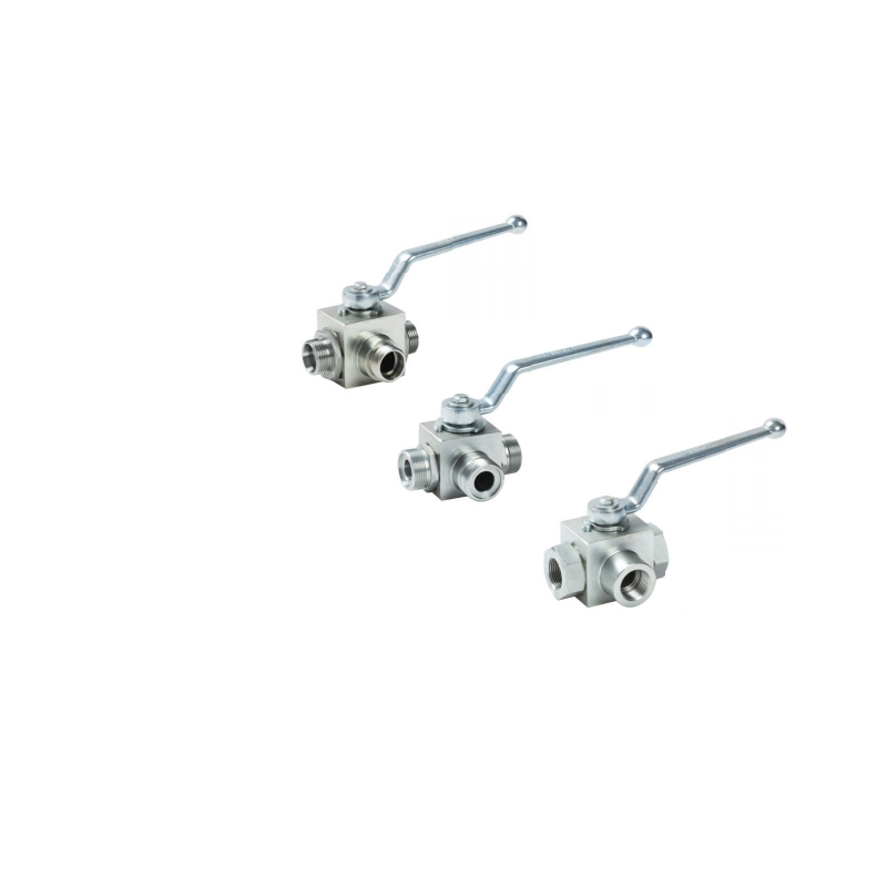 KHB3K Three Way Hydraulic Ballvalve